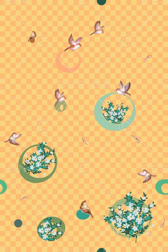 格子印花华亿平台图片