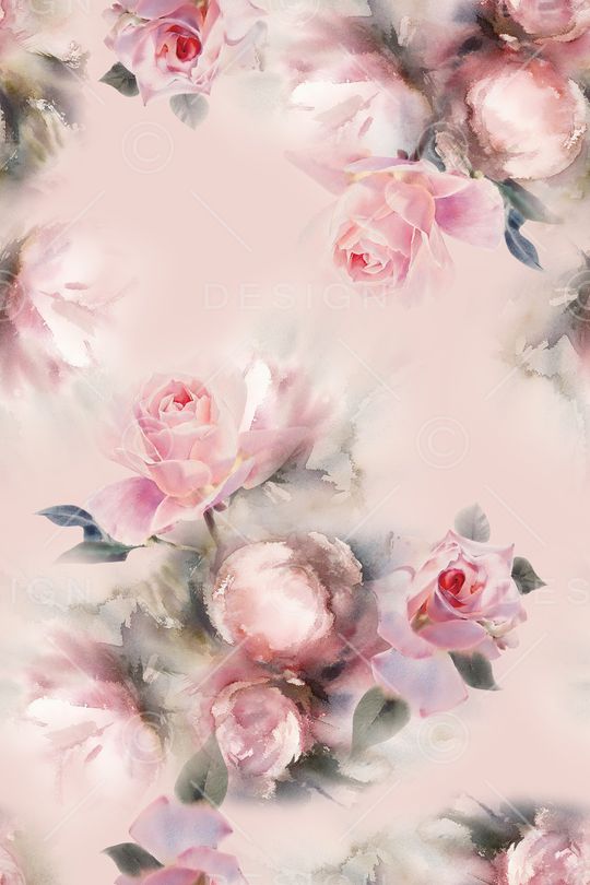 抽象花卉印花华亿平台图片