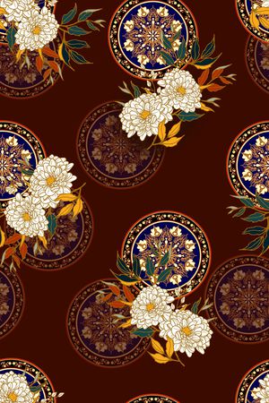 绿植树叶印花华亿平台图片