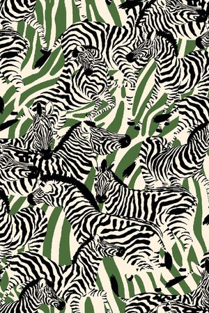 斑马纹印花华亿平台图片