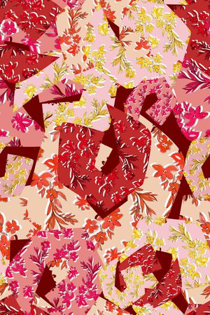 几何印花华亿平台图片