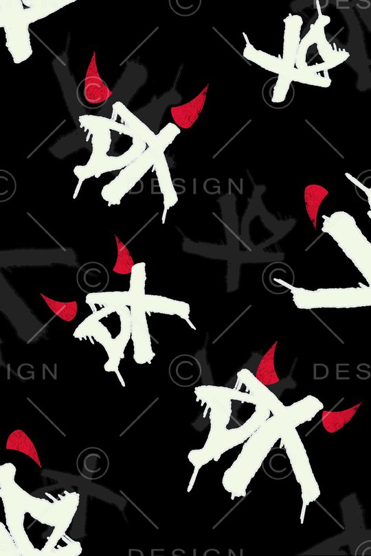 涂鸦印花华亿平台图片