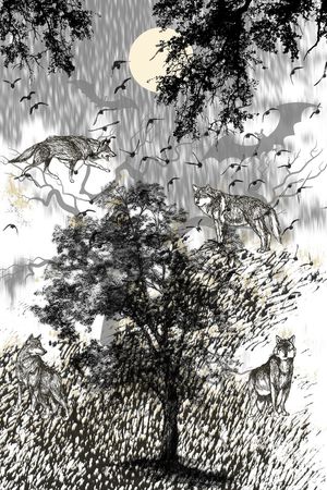 树林印花华亿平台图片