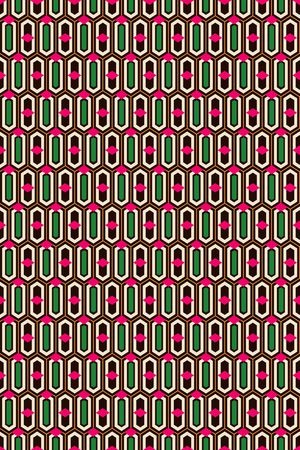 几何印花华亿平台图片