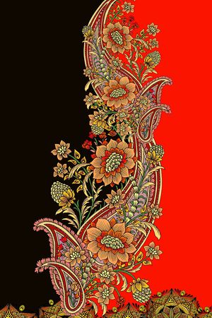 连衣裙印花华亿平台图片