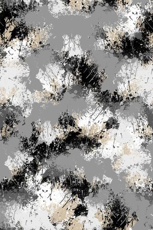 抽象男装印花华亿平台图片