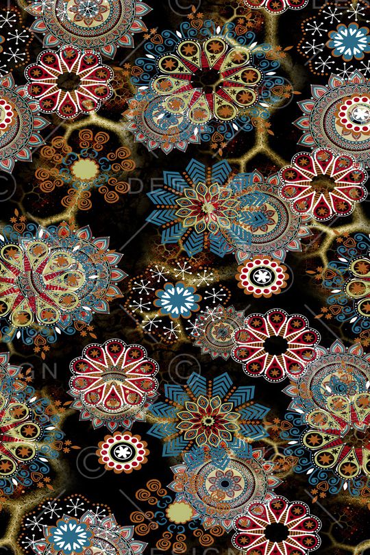 民族风印花华亿平台图片