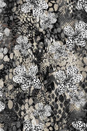 豹纹印花华亿平台图片