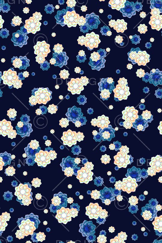 中国风印花华亿平台图片