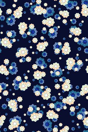 中国风印花华亿平台图片