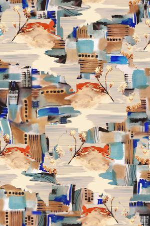 涂鸦印花华亿平台图片