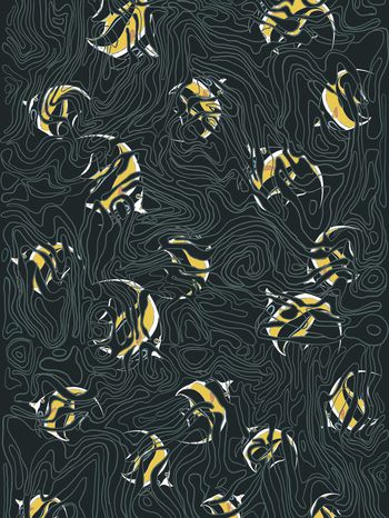 男装满版花印花华亿平台图片