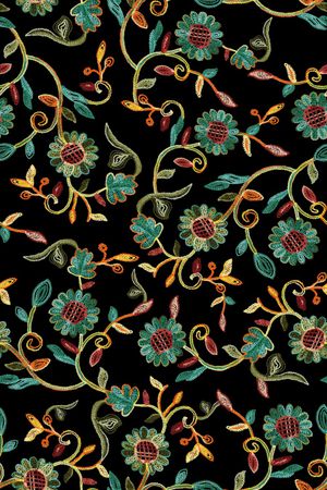 抽象花卉印花华亿平台图片