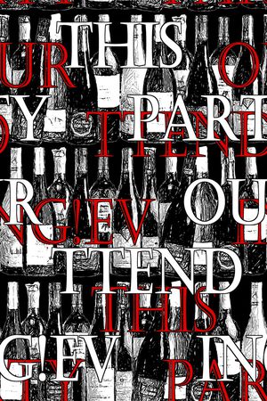 酒瓶印花华亿平台图片