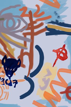 涂鸦印花华亿平台图片