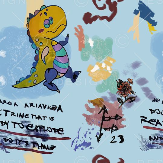 涂鸦印花华亿平台图片