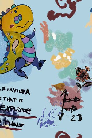 涂鸦印花华亿平台图片