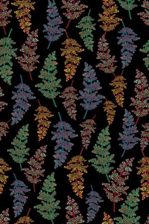 绿植树叶印花华亿平台图片