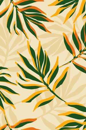 绿植树叶印花华亿平台图片