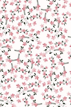 小碎花印花华亿平台图片