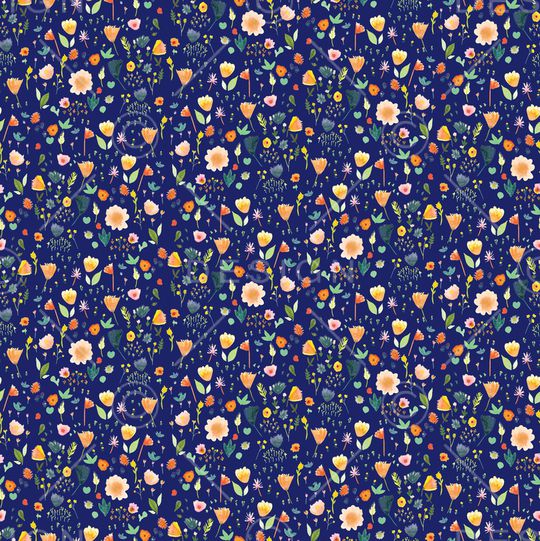 小碎花印花华亿平台图片