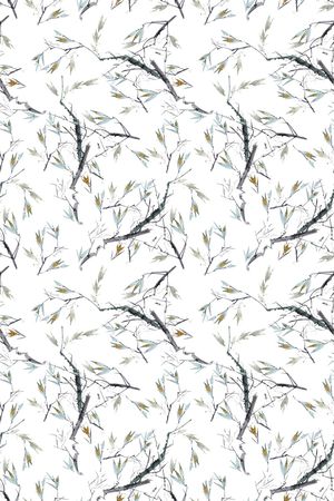 绿植树叶印花华亿平台图片