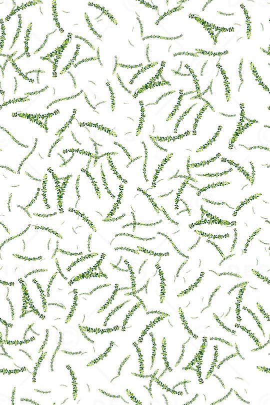 绿植树叶印花华亿平台图片