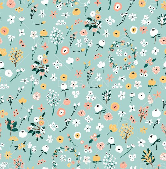 小清新印花华亿平台图片