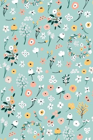 小清新印花华亿平台图片