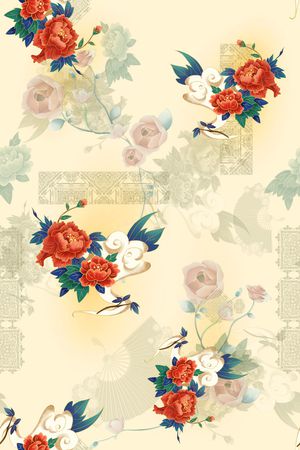 红花印花华亿平台图片