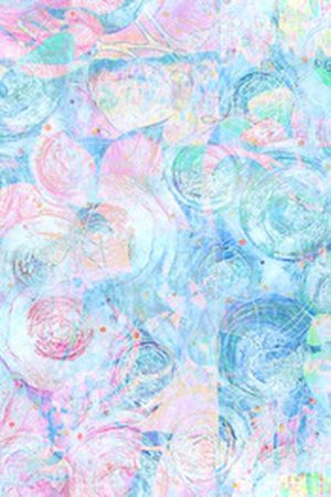 几何花卉印花华亿平台图片