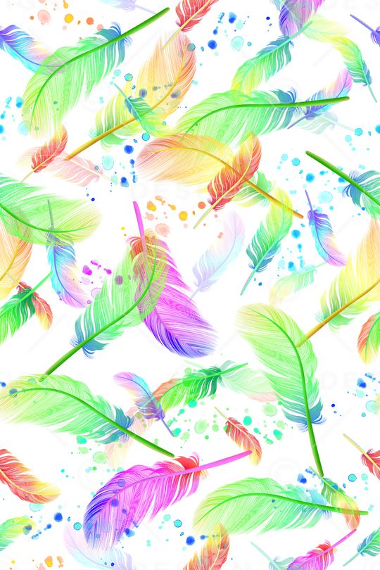 羽毛印花华亿平台图片