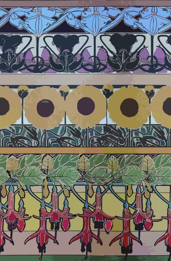 红花印花华亿平台图片