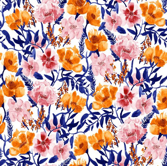 小清新印花华亿平台图片