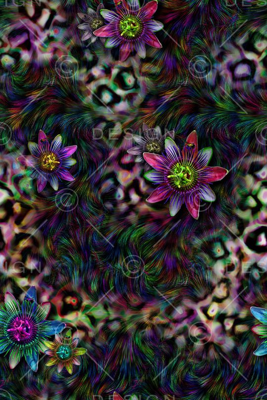 豹纹印花华亿平台图片