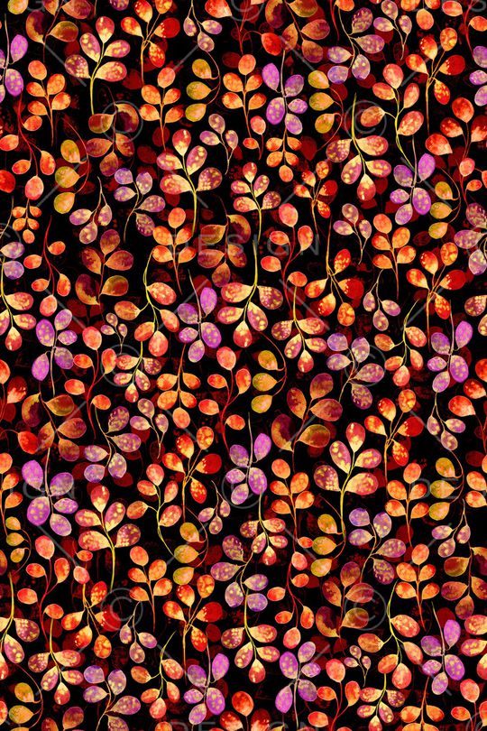 绿植树叶印花华亿平台图片