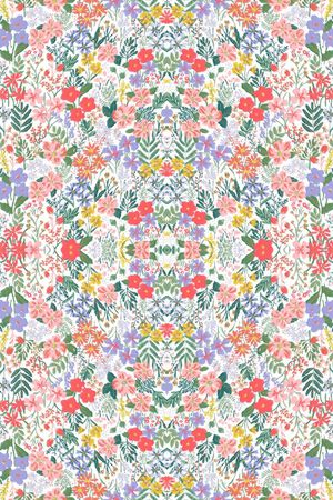 丝巾定位花印花华亿平台图片