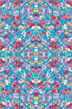 丝巾定位花印花华亿平台图片