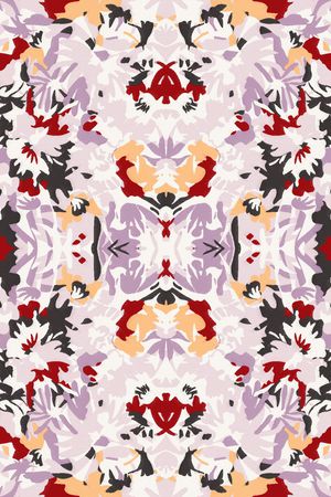 丝巾定位花印花华亿平台图片