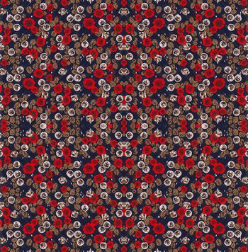 丝巾定位花印花华亿平台图片