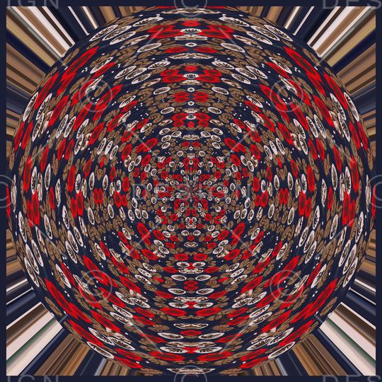 丝巾定位花印花华亿平台图片