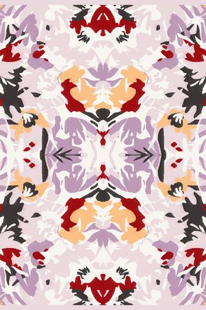 丝巾定位花印花华亿平台图片