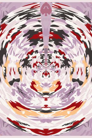 丝巾定位花印花华亿平台图片