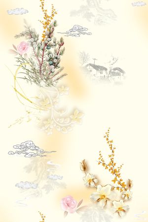 连衣裙印花华亿平台图片