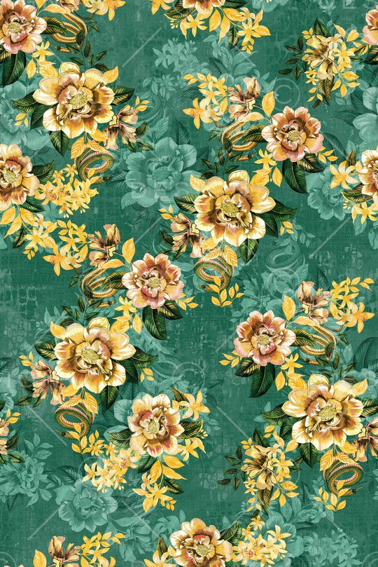 绿植树叶印花华亿平台图片