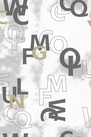 字母印花华亿平台图片