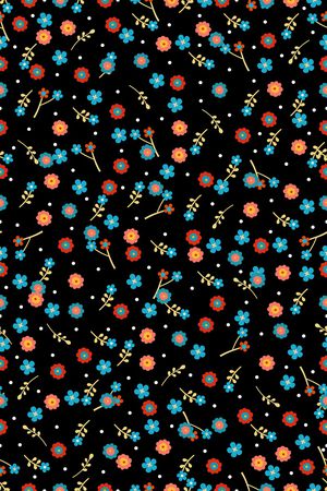 抽象花卉印花华亿平台图片