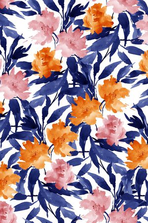 小碎花印花华亿平台图片