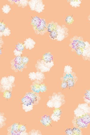 彩底花卉印花华亿平台图片