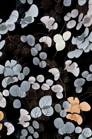 几何花卉印花华亿平台图片